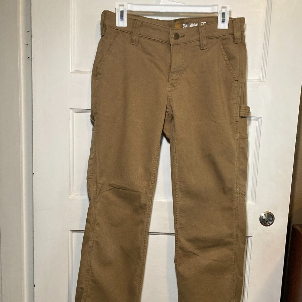 Carhartt Original Fit Women's duck canvas carpenter pants